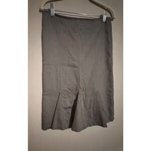 Bisou Bisou flare Skirt Size 4 Gray